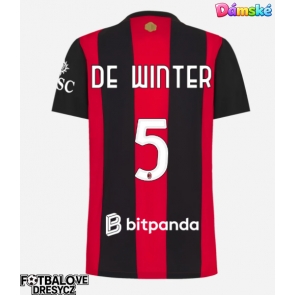 AC Milan Koni De Winter #5 Dámské Domácí Dres 2026-27 Krátký Rukáv AC Milan Koni De Winter #5 Dámské Domácí Dres 2026-27 Krátký Rukáv